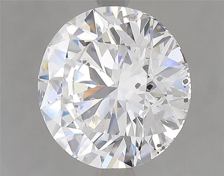 3.02ct F SI2 Rare Carat Ideal Cut Round Lab Grown Diamond