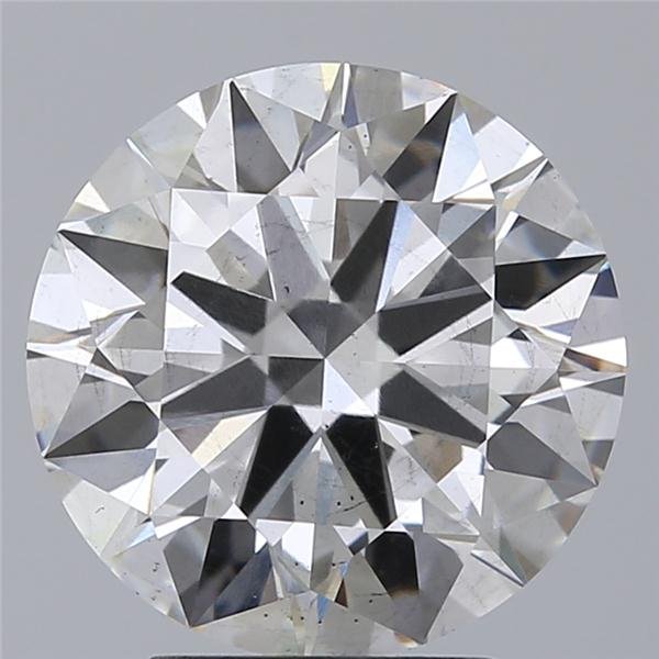 3.09ct F SI1 Ideal Cut Round Lab Grown Diamond