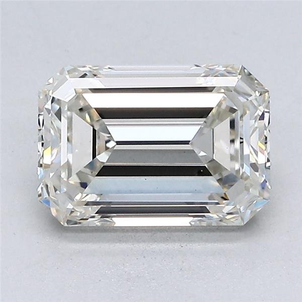 2.05ct H VS1 Excellent Cut Emerald Lab Grown Diamond