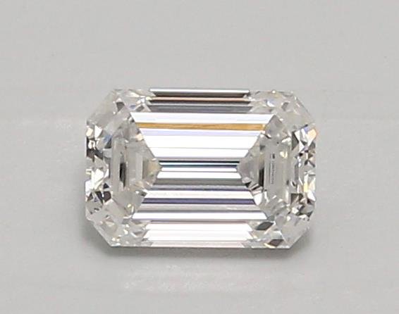 0.77ct F VVS1 Rare Carat Ideal Cut Emerald Lab Grown Diamond