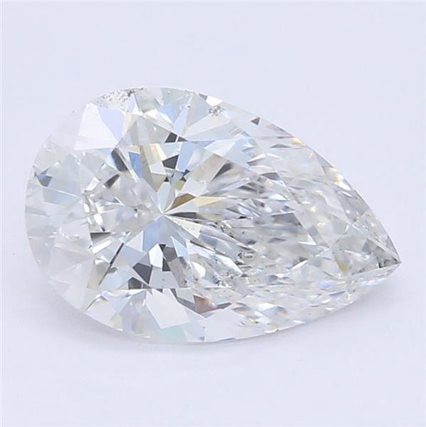 0.93ct D SI1 Rare Carat Ideal Cut Pear Lab Grown Diamond