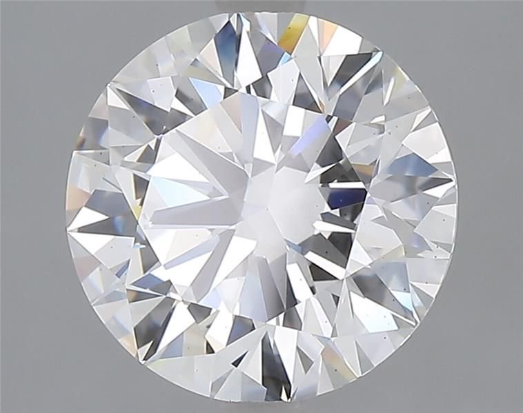 3.11ct F SI1 Rare Carat Ideal Cut Round Lab Grown Diamond