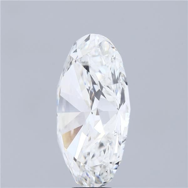 15.01ct F VS2 Rare Carat Ideal Cut Oval Lab Grown Diamond