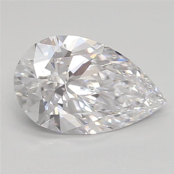 1.29ct D VVS2 Rare Carat Ideal Cut Pear Lab Grown Diamond