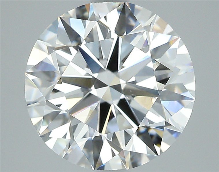 3.40ct F VS1 Rare Carat Ideal Cut Round Diamond