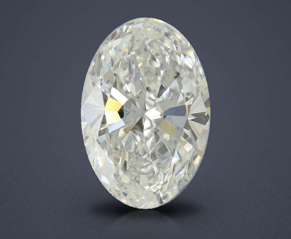 6.60 Carat Oval Lab Diamond