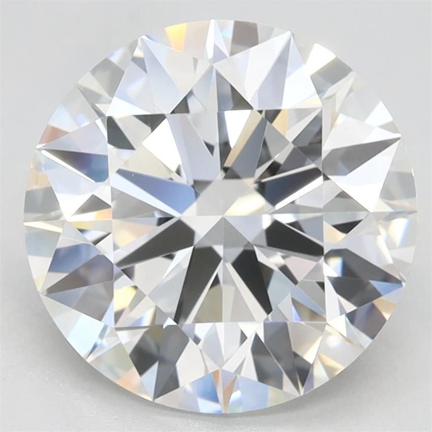 3.34ct F VVS1 Rare Carat Ideal Cut Round Lab Grown Diamond