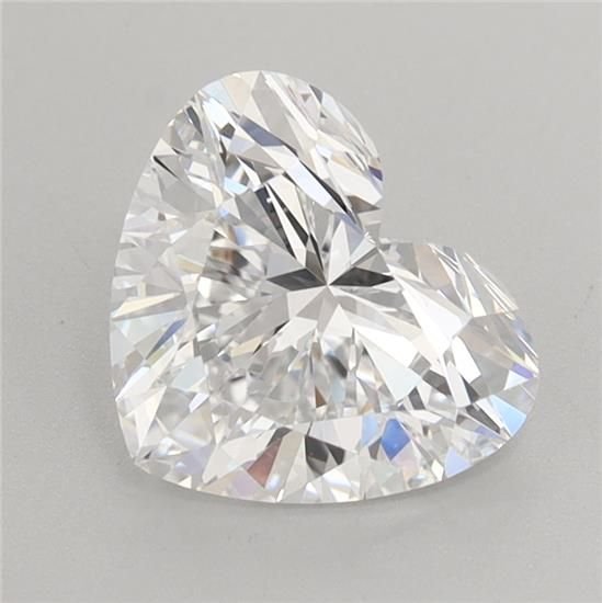 2.03ct D IF Rare Carat Ideal Cut Heart Lab Grown Diamond