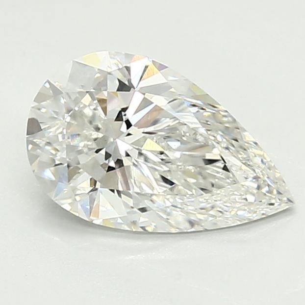 1.18ct F VVS2 Rare Carat Ideal Cut Pear Lab Grown Diamond