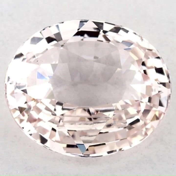 2.58 Carat Pink Oval Sapphire