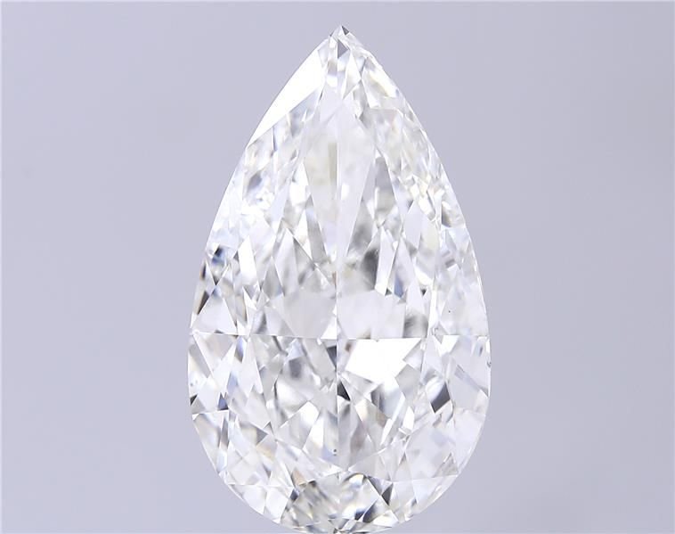15.12ct F VS1 Rare Carat Ideal Cut Pear Lab Grown Diamond