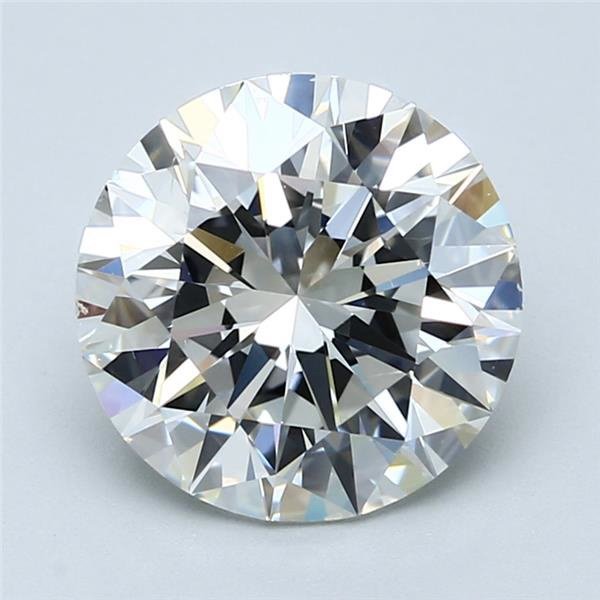 4.01ct I SI1 Rare Carat Ideal Cut Round Diamond