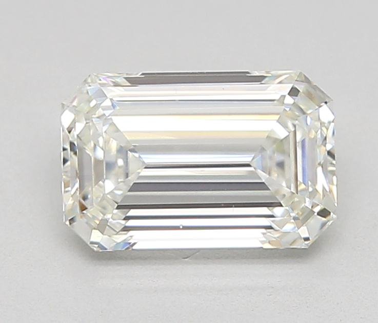 1.35ct H VS2 Very Good Cut Emerald Lab Grown Diamond