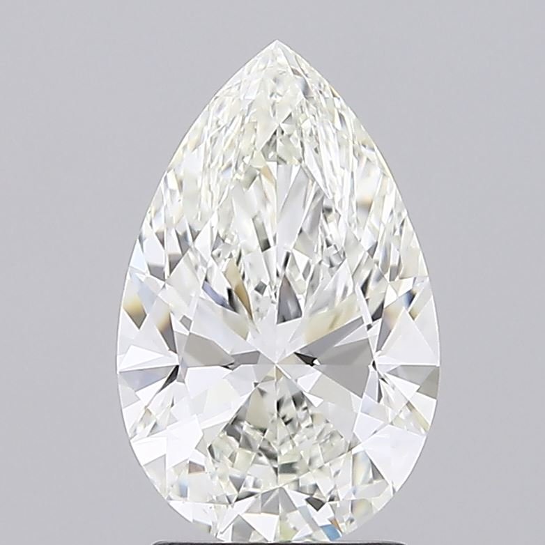 2.08ct H VS1 Rare Carat Ideal Cut Pear Lab Grown Diamond