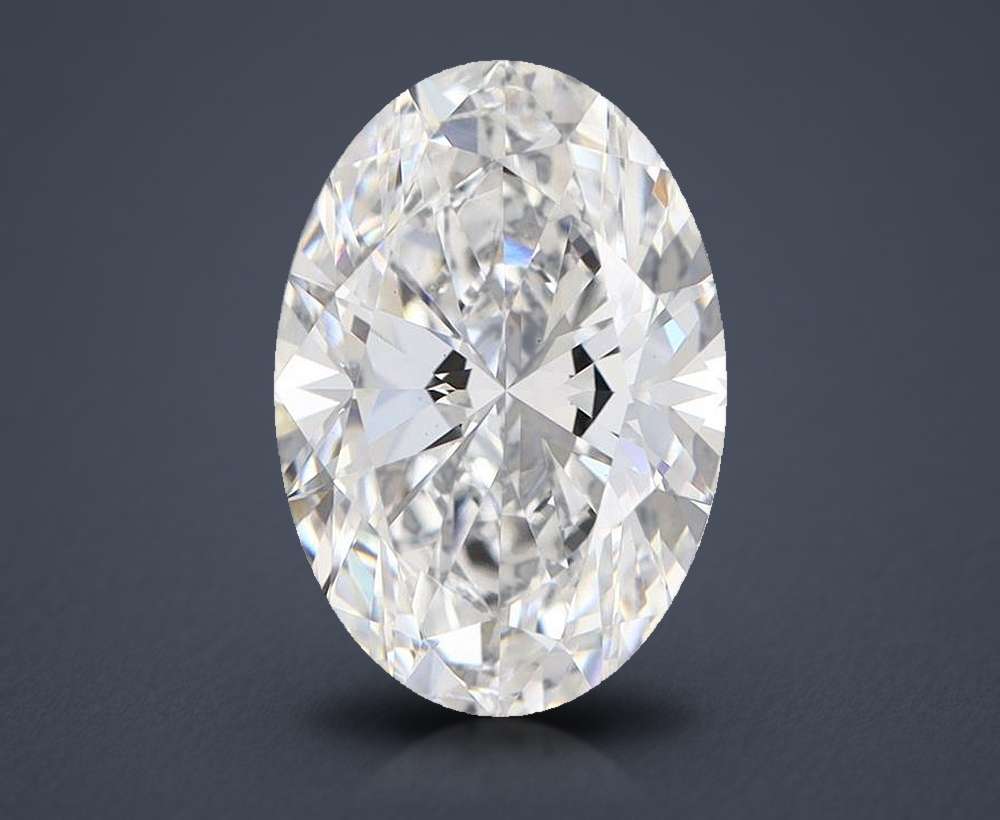 3.78 Carat Oval Lab Diamond