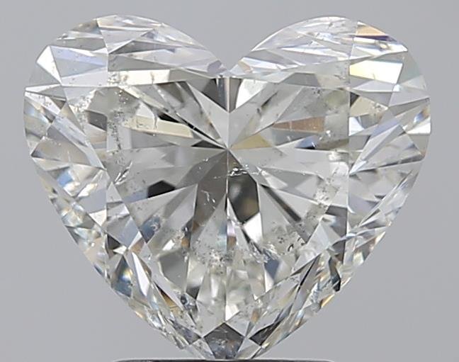 3.01ct H SI2 Rare Carat Ideal Cut Heart Diamond