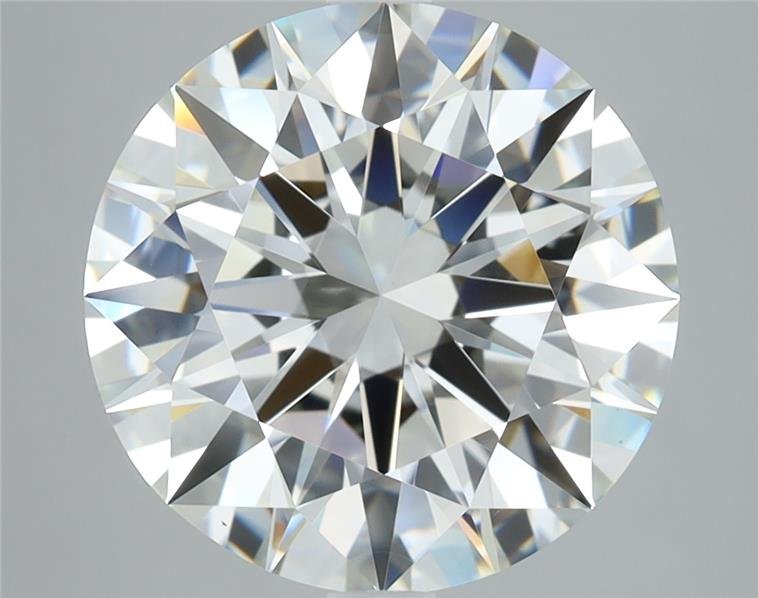 5.09ct I VS1 Rare Carat Ideal Cut Round Diamond