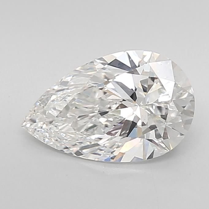 2.08ct E VS1 Rare Carat Ideal Cut Pear Lab Grown Diamond