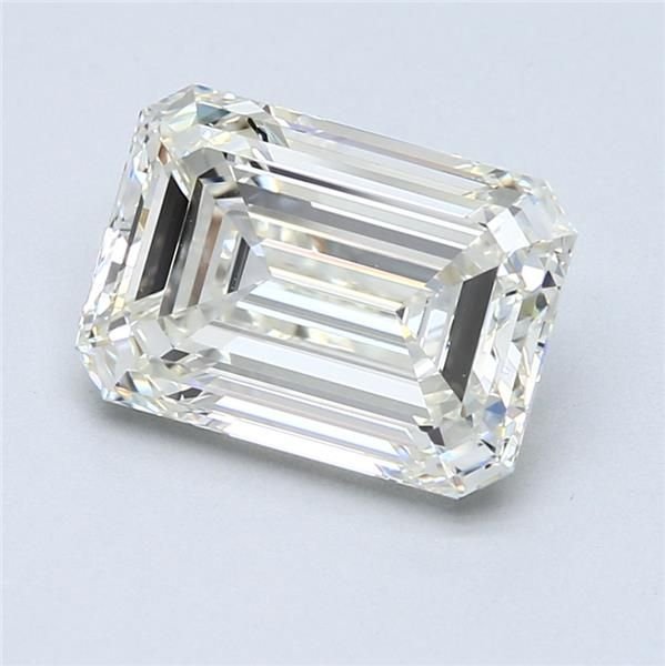 4.02ct K VS1 Rare Carat Ideal Cut Emerald Diamond