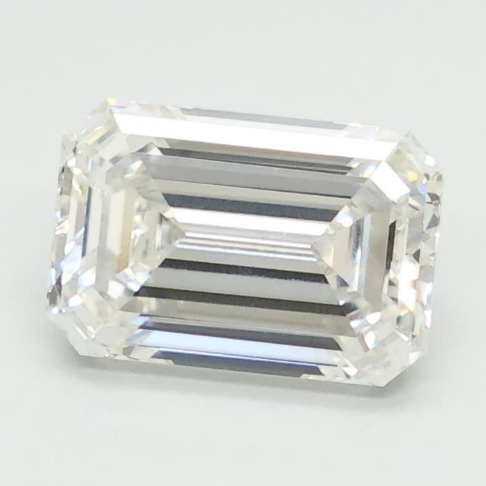 2.11ct F VS1 Rare Carat Ideal Cut Emerald Lab Grown Diamond