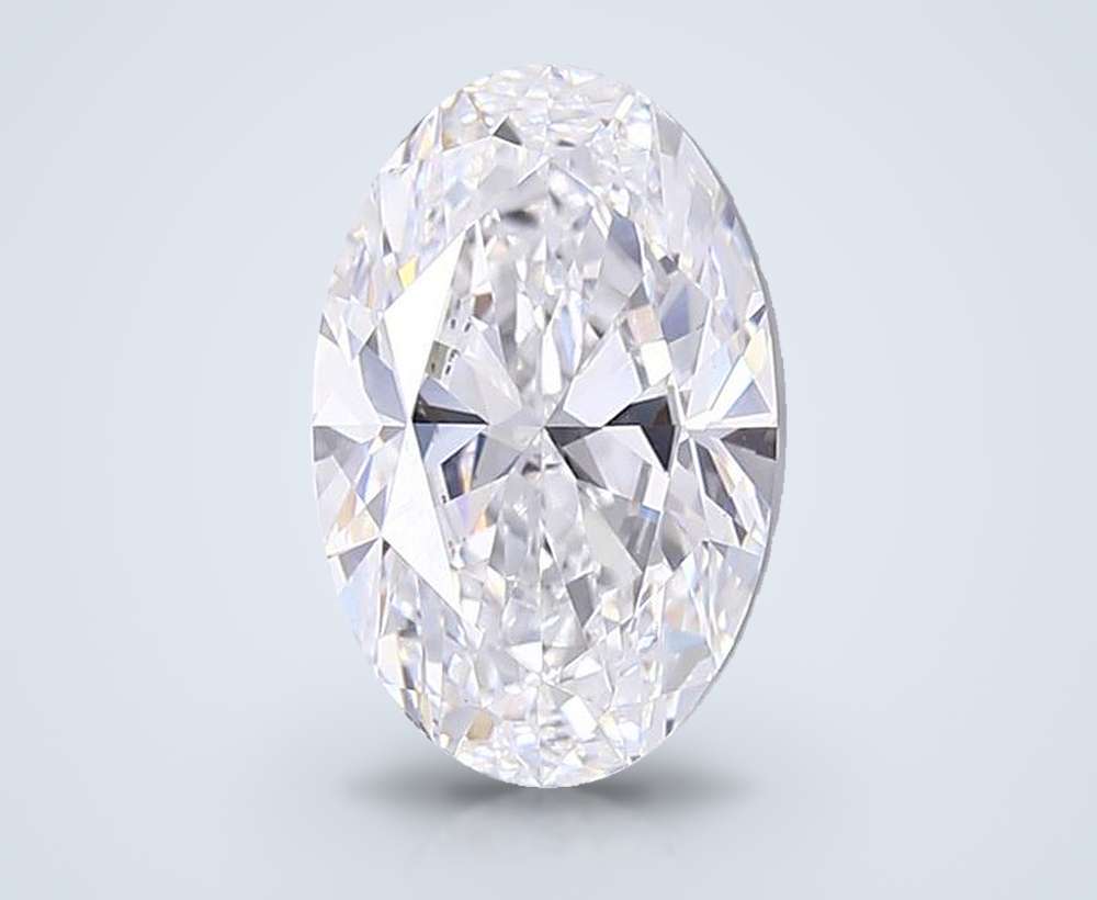 6.03 Carat Oval Lab Diamond