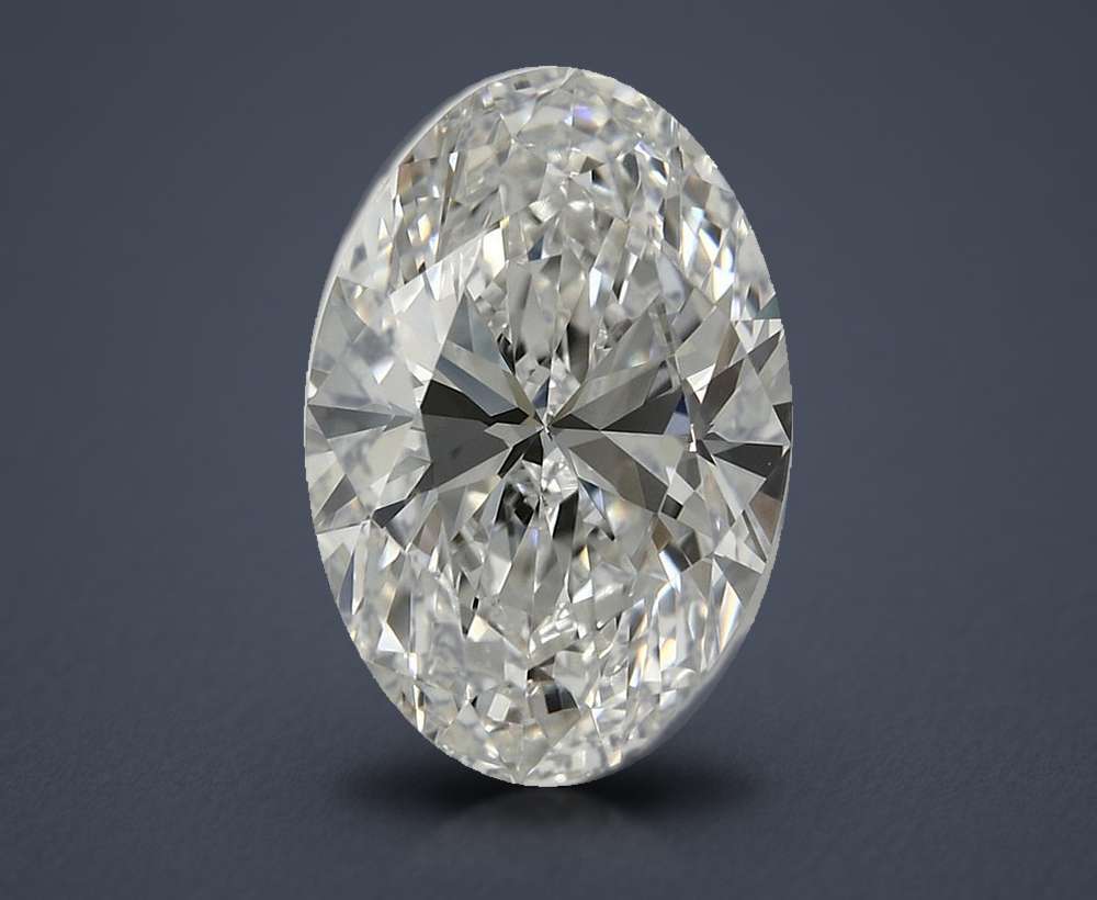 3.90 Carat Oval Natural Diamond
