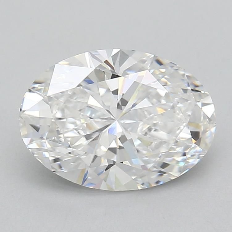 2.09ct E VVS2 Rare Carat Ideal Cut Oval Lab Grown Diamond