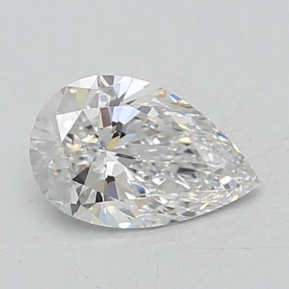 0.76ct D VVS2 Rare Carat Ideal Cut Pear Lab Grown Diamond