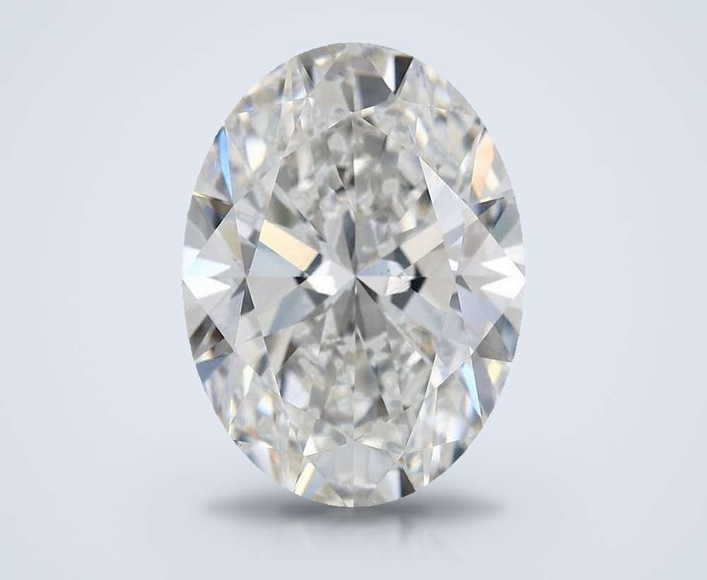 5.25 Carat Oval Lab Diamond