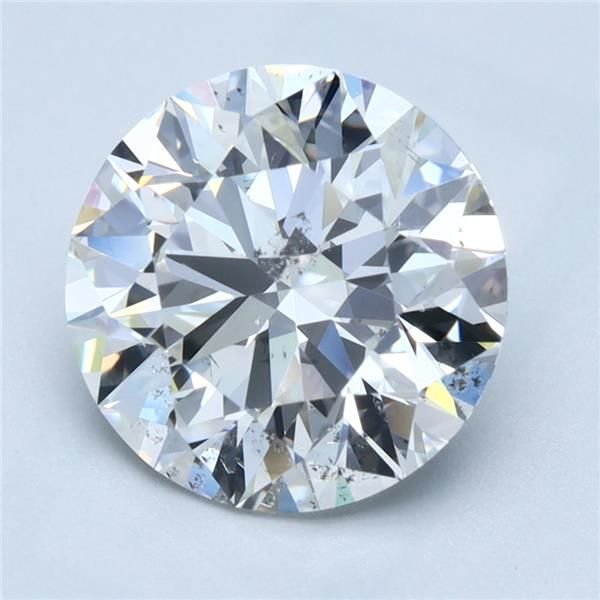 2.07ct G SI2 Rare Carat Ideal Cut Round Diamond