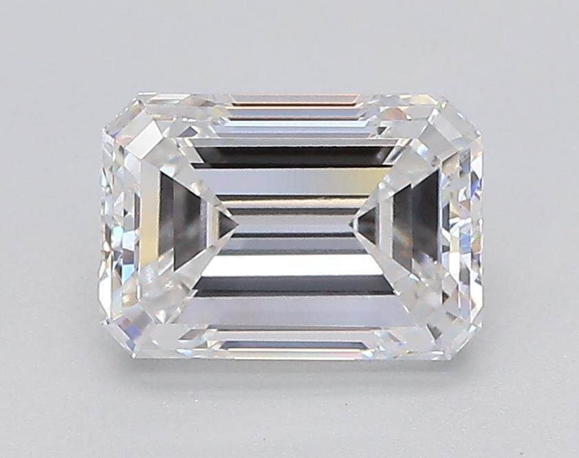 1.01ct D VVS2 Very Good Cut Emerald Lab Grown Diamond