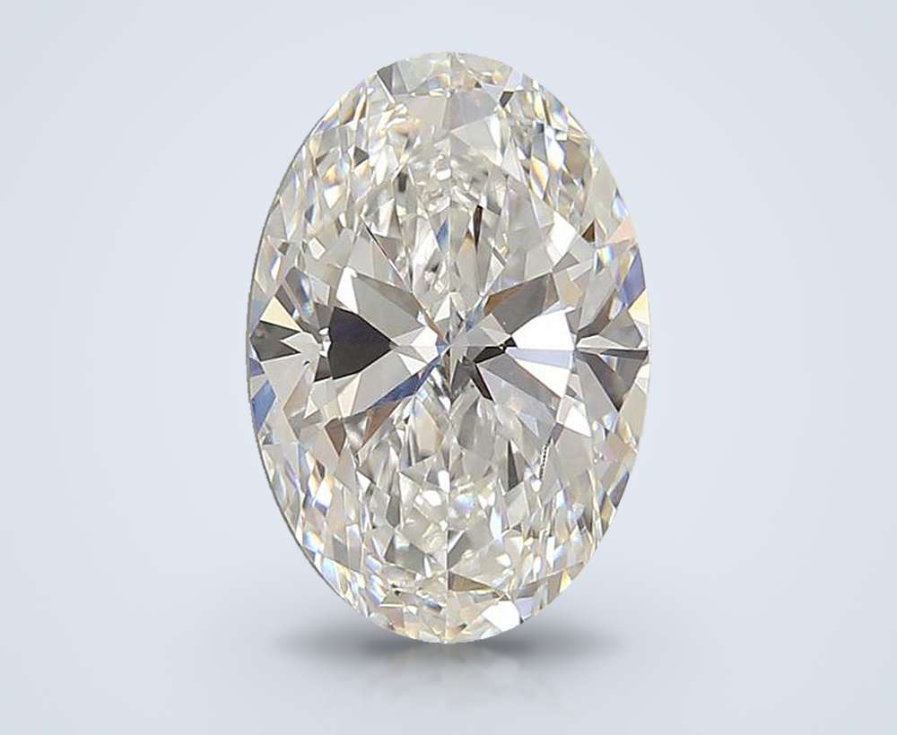 4.08 Carat Oval Lab Diamond