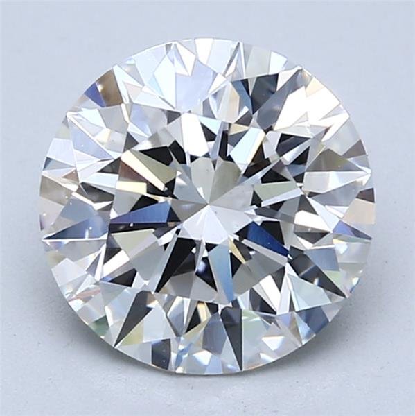 2.78ct F VS1 Rare Carat Ideal Cut Round Lab Grown Diamond