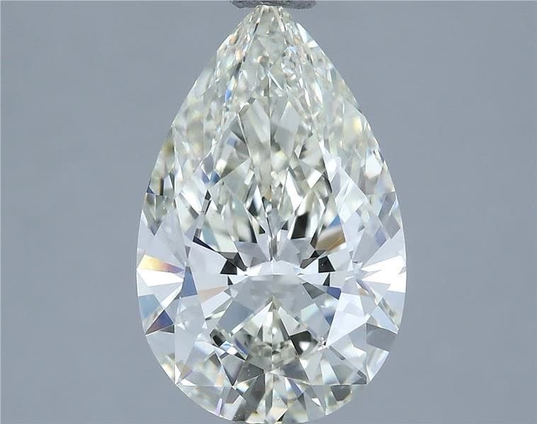 2.52ct J VS2 Rare Carat Ideal Cut Pear Diamond