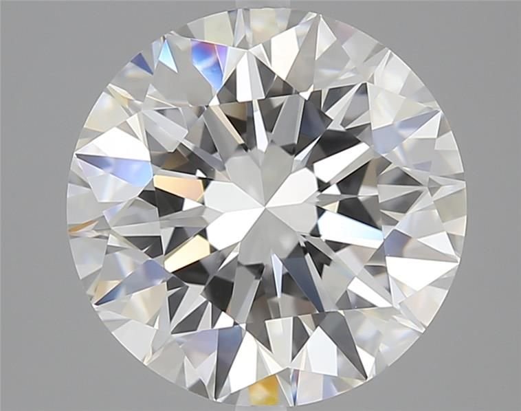 4.01ct F VS2 Rare Carat Ideal Cut Round Diamond