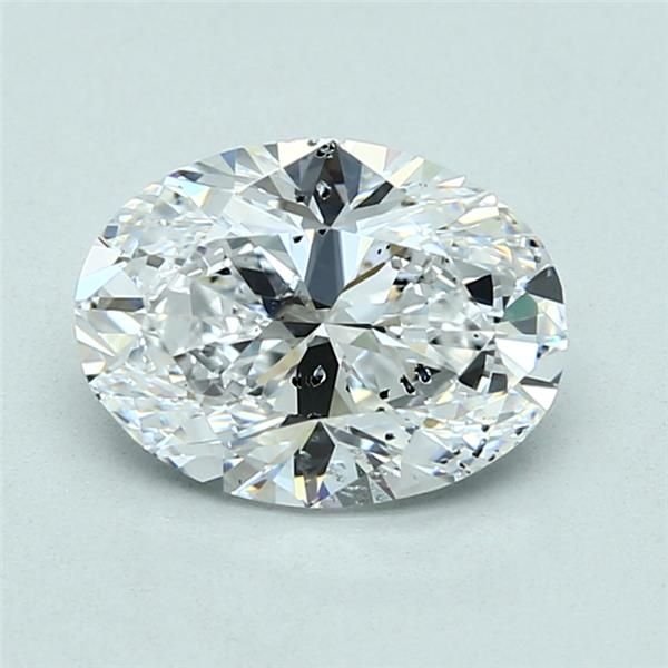 1.82ct D SI2 Very Good Cut Oval Diamond