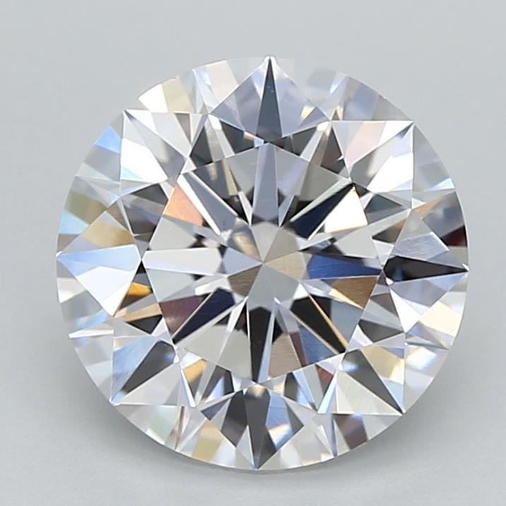 3.10ct E VS1 Rare Carat Ideal Cut Round Lab Grown Diamond