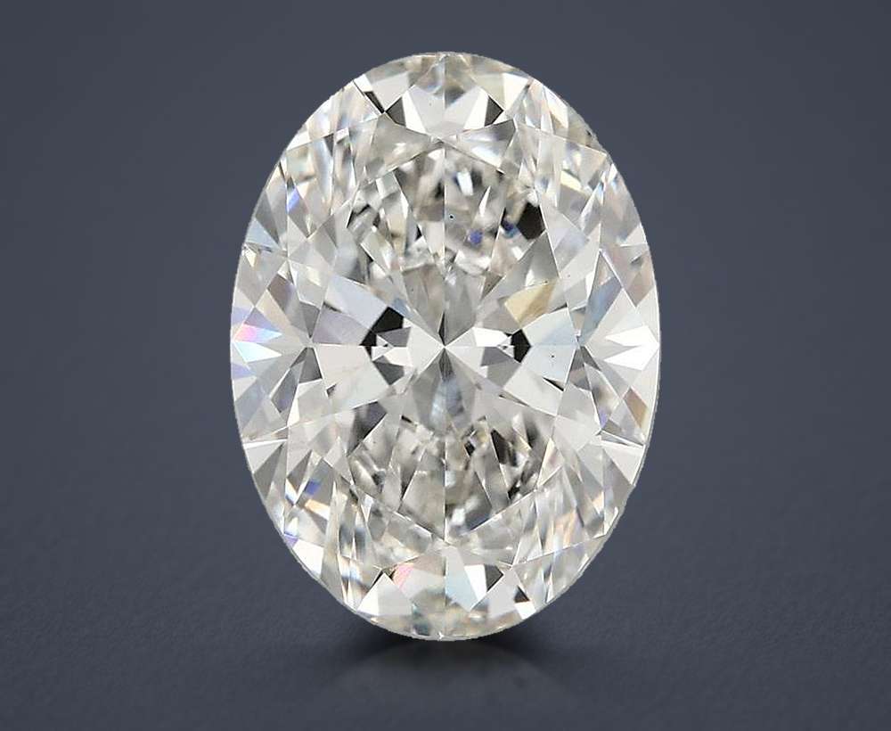 3.81 Carat Oval Lab Diamond