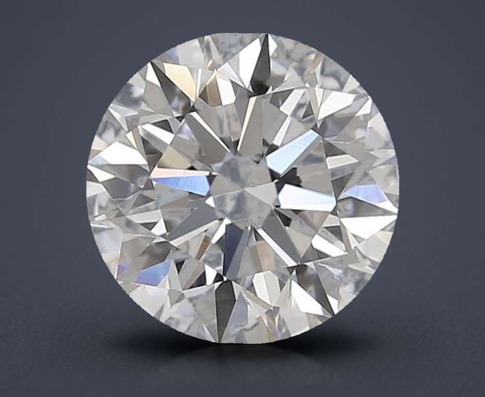 0.77 Carat Round Natural Diamond