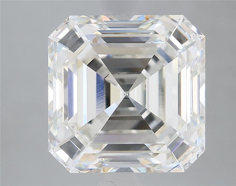 4.13ct G VVS2 Rare Carat Ideal Cut Asscher Lab Grown Diamond