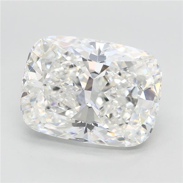 4.03ct E VVS2 Rare Carat Ideal Cut Cushion Lab Grown Diamond
