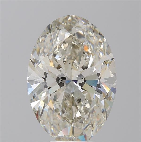 7.14ct I VS2 Rare Carat Ideal Cut Oval Lab Grown Diamond