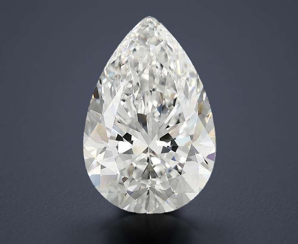 5.51 Carat Pear Lab Diamond