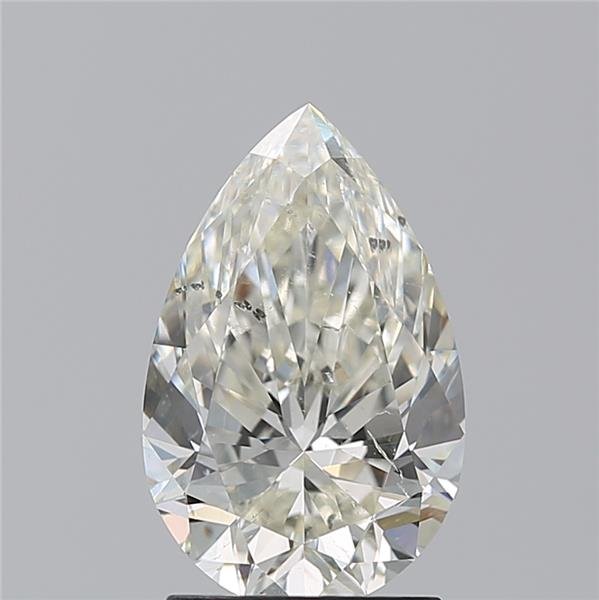 2.03ct K SI2 Rare Carat Ideal Cut Pear Diamond