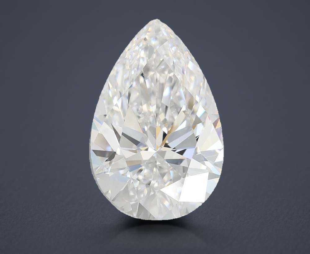 3.47 Carat Pear Lab Diamond