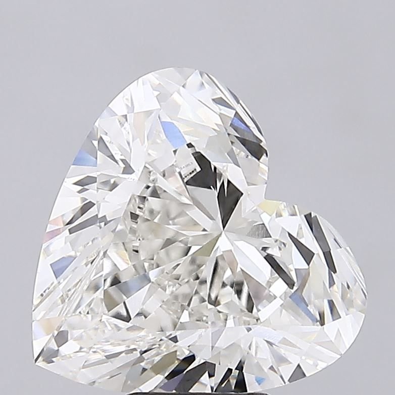 7.04ct G VVS2 Rare Carat Ideal Cut Heart Lab Grown Diamond