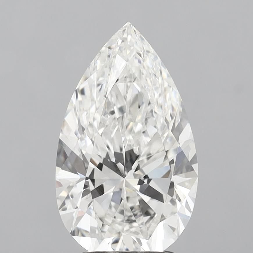 3.00 Carat Pear Lab Diamond