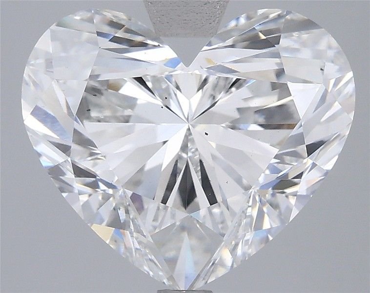 5.10ct E VS2 Good Cut Heart Lab Grown Diamond