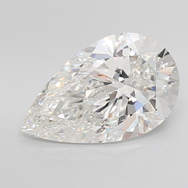 5.02ct G VS1 Rare Carat Ideal Cut Pear Lab Grown Diamond