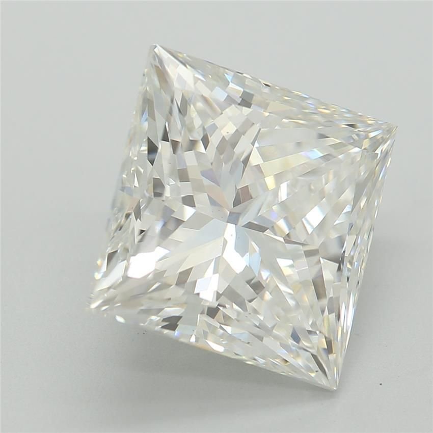 4.02ct F VS1 Rare Carat Ideal Cut Princess Lab Grown Diamond